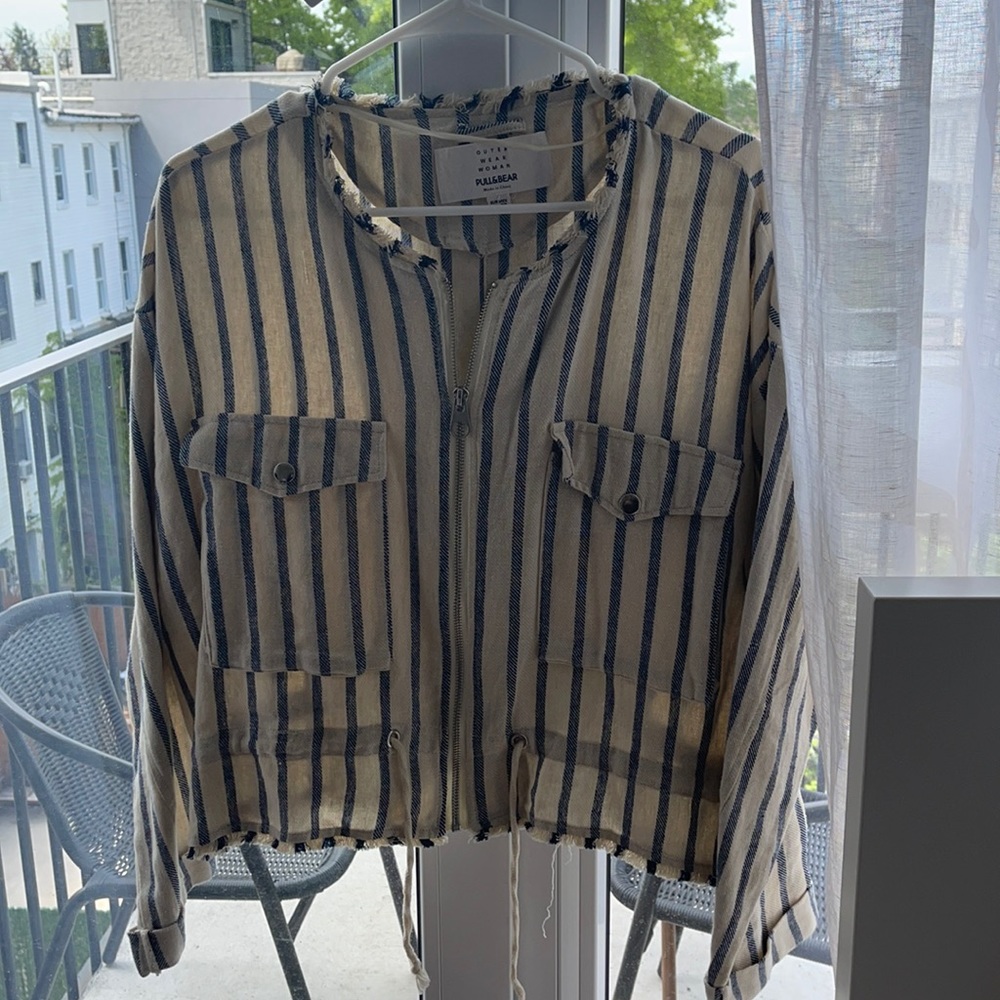 Pull and Bear Zip Up Jacket